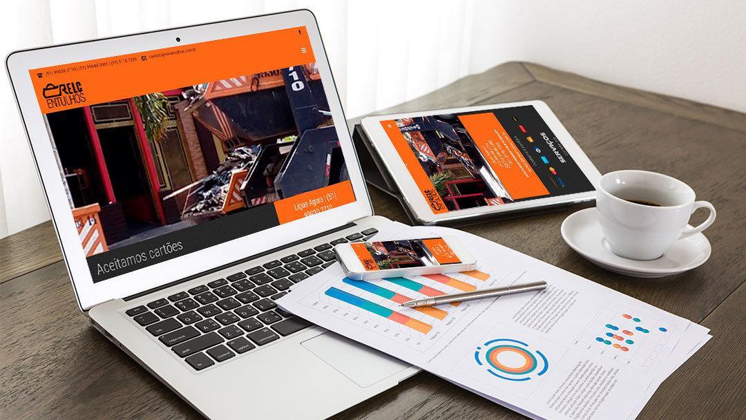 Criação de Site Responsivo, Mobile, Onpage Para Relc Entulhos - Portfólio WD Sites