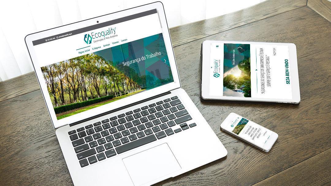 Criação de Site para Ecoquality Construções e Meio Ambiente
