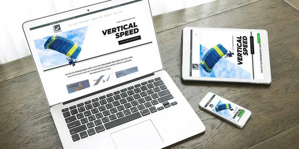 A WD Sites Criação de Sites Porto Alegre Desenvolveu o Site da Vertical Speed